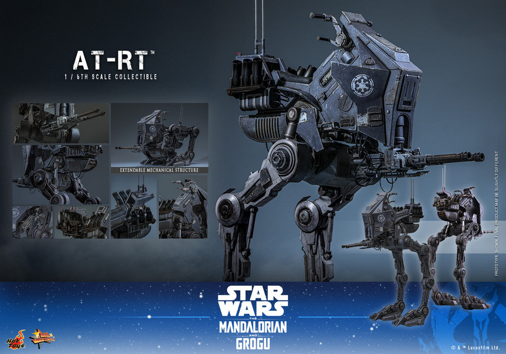 Preventa Vehículo AT-RT - Star Wars: The Mandalorian & Grogu marca Hot Toys MMS874 escala 1/6