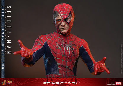 Preventa Figura Spider-Man (Battle Damaged) marca Hot Toys MMS859 escala 1/6