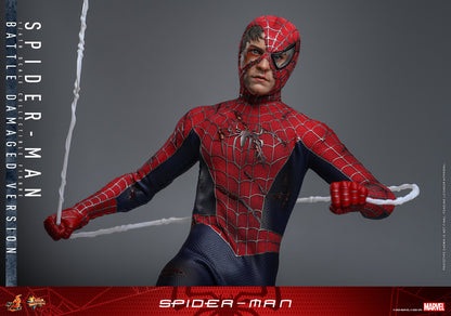 Preventa Figura Spider-Man (Battle Damaged) marca Hot Toys MMS859 escala 1/6