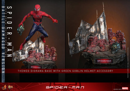 Preventa Figura Spider-Man (Battle Damaged) marca Hot Toys MMS859 escala 1/6