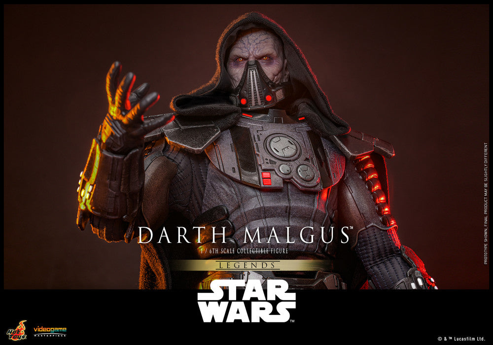 Preventa Figura Darth Malgus - Star Wars Legends marca Hot Toys VGM70 escala 1/6