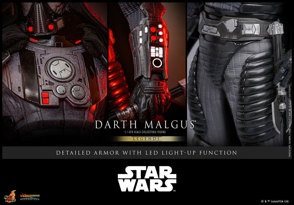Preventa Figura Darth Malgus - Star Wars Legends marca Hot Toys VGM70 escala 1/6