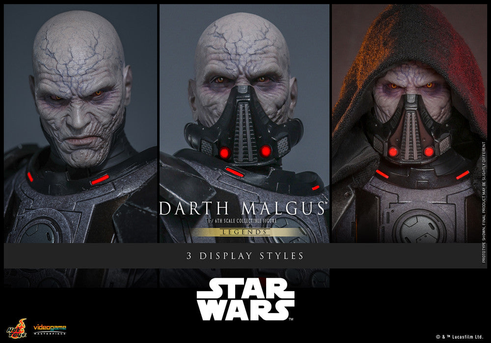 Preventa Figura Darth Malgus - Star Wars Legends marca Hot Toys VGM70 escala 1/6