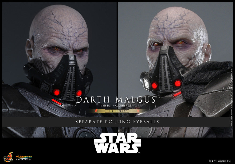 Preventa Figura Darth Malgus - Star Wars Legends marca Hot Toys VGM70 escala 1/6
