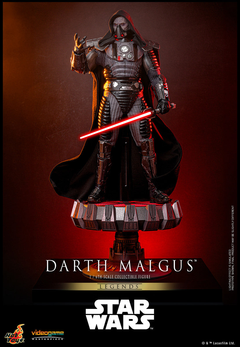 Preventa Figura Darth Malgus - Star Wars Legends marca Hot Toys VGM70 escala 1/6