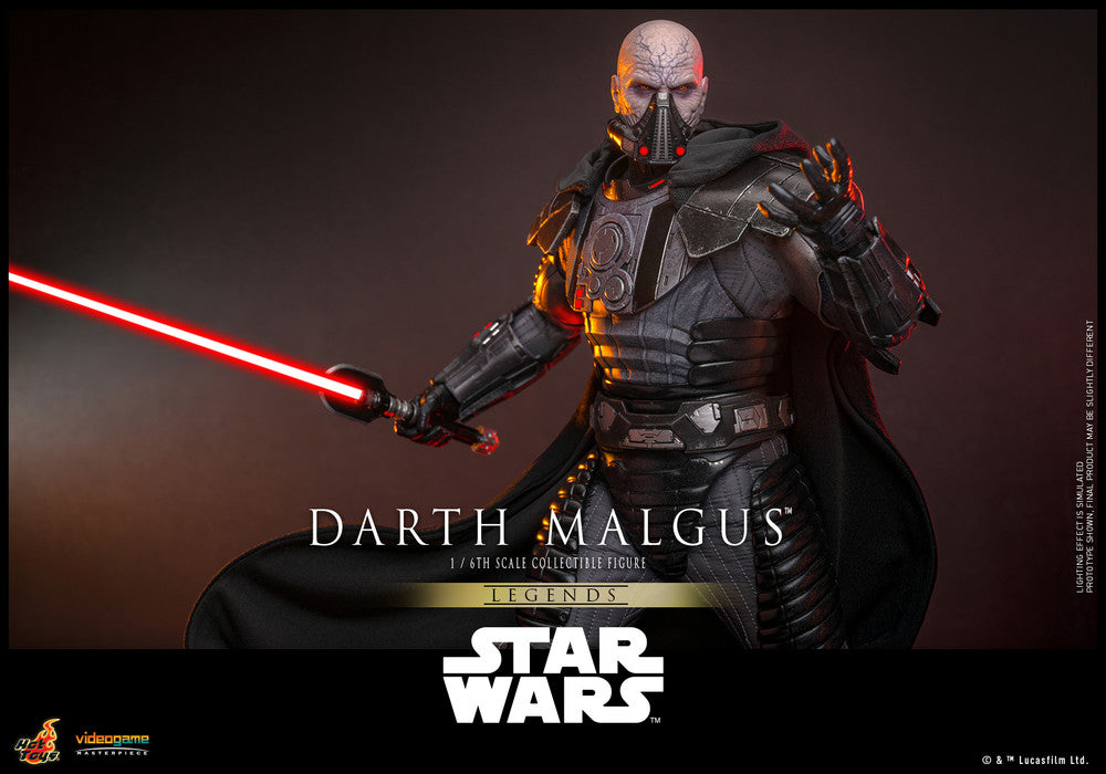 Preventa Figura Darth Malgus - Star Wars Legends marca Hot Toys VGM70 escala 1/6