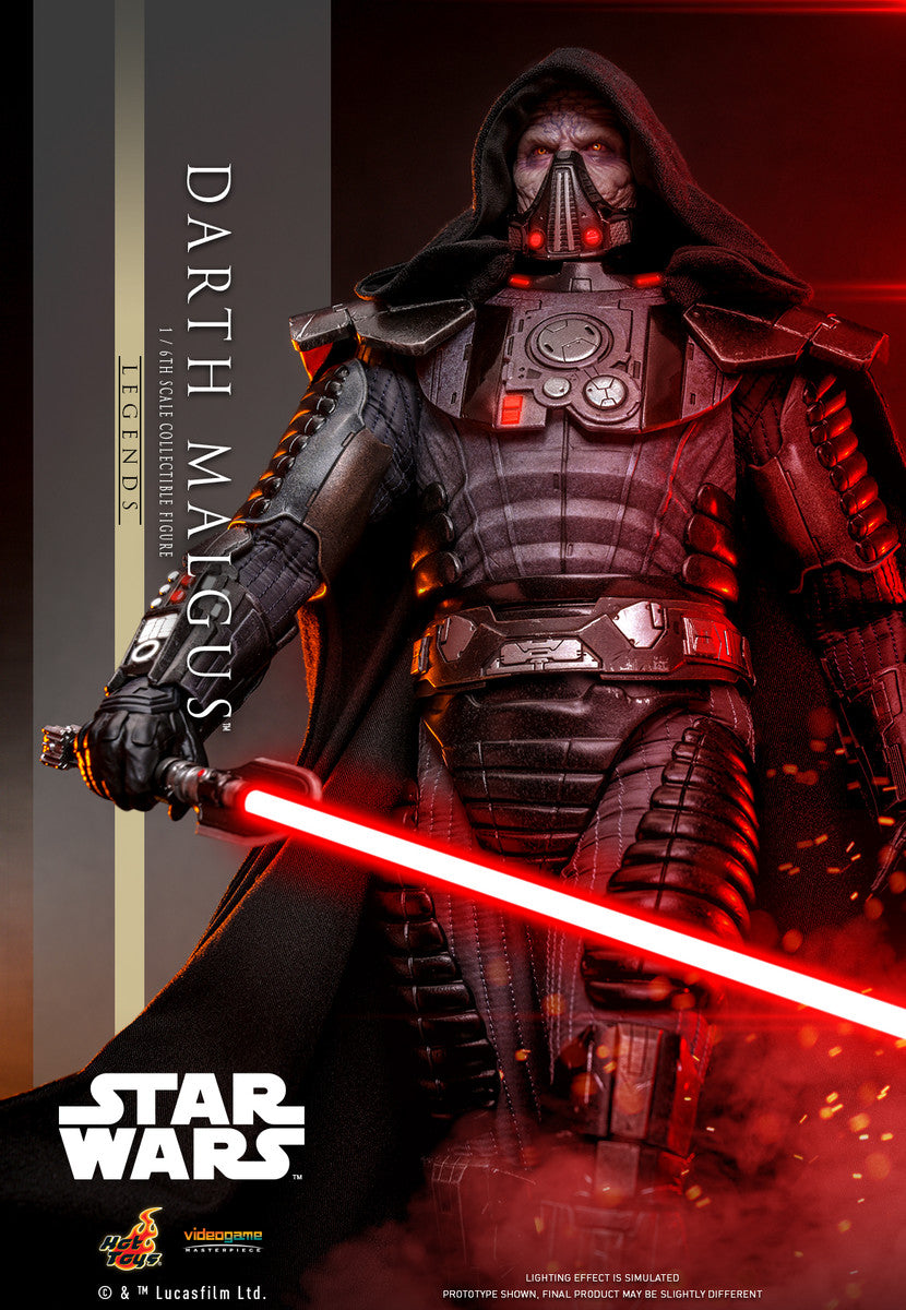 Preventa Figura Darth Malgus - Star Wars Legends marca Hot Toys VGM70 escala 1/6