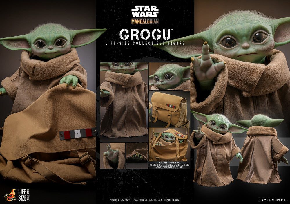 Preventa Figura Grogu (Tamaño real) - The Mandalorian marca Hot Toys LMS015 escala real 1/1