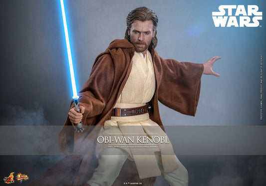 Preventa Figura Obi-Wan Kenobi - Star Wars: Attack Of The Clones marca Hot Toys MMS808 escala 1/6