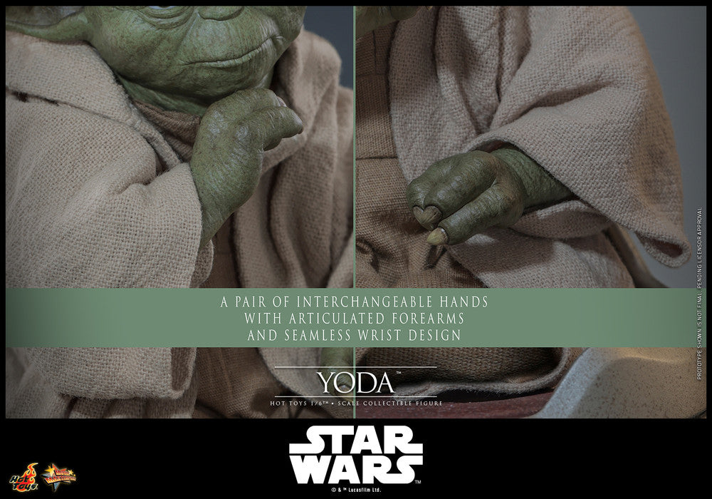 Preventa Figura YODA - Star Wars: Revenge of the Sith marca Hot Toys MMS878 escala 1/6