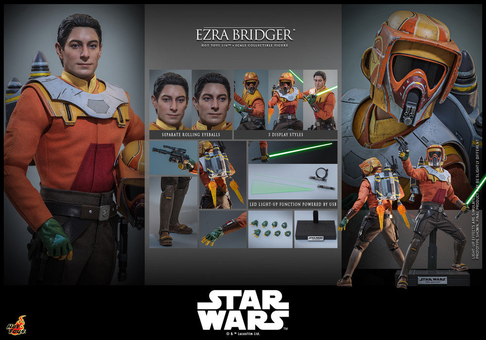 Preventa Figura Ezra Bridger - Star Wars: Rebels marca Hot Toys TMS172 escala 1/6