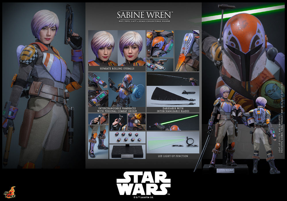 Preventa Figura Sabine Wren - Star Wars: Rebels marca Hot Toys TMS171 escala 1/6