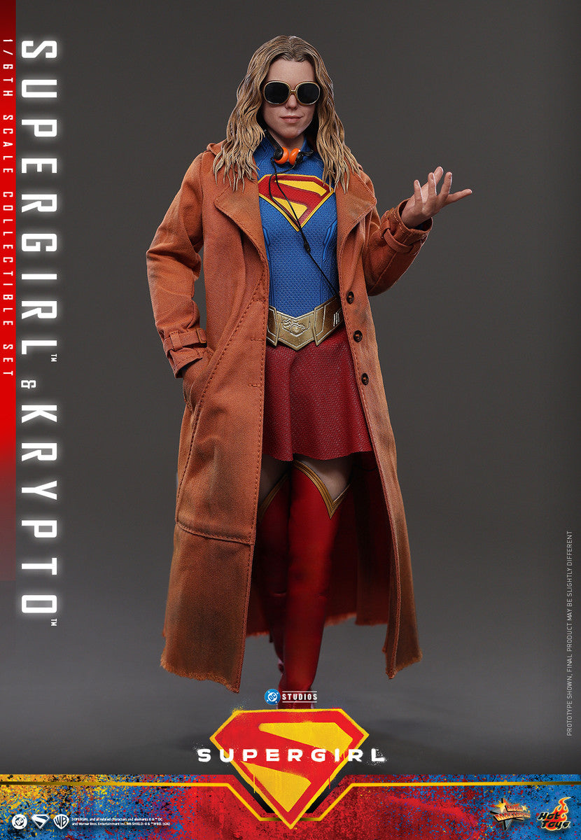 Preventa Figura Supergirl & Krypto - Supergirl marca Hot Toys MMS869 escala 1/6