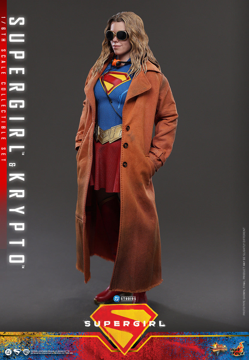 Preventa Figura Supergirl & Krypto - Supergirl marca Hot Toys MMS869 escala 1/6