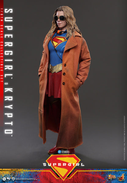 Preventa Figura Supergirl & Krypto - Supergirl marca Hot Toys MMS869 escala 1/6