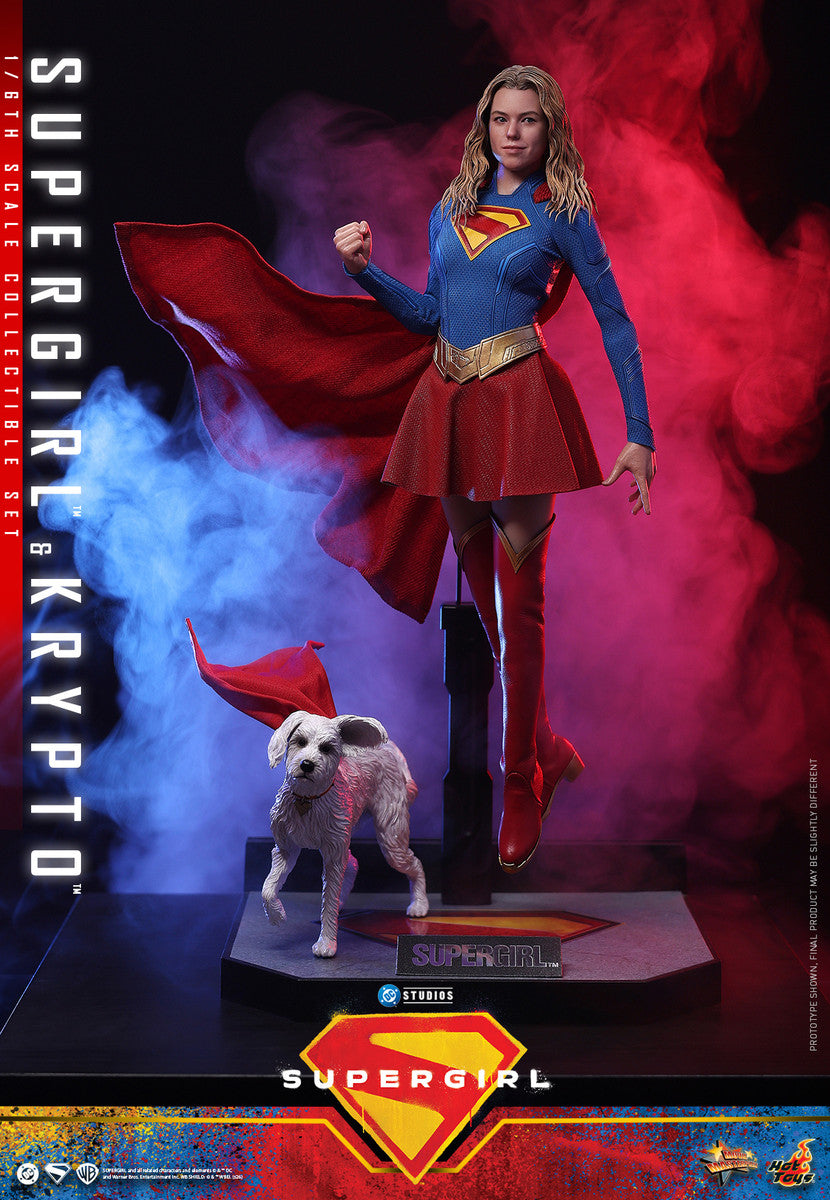 Preventa Figura Supergirl & Krypto - Supergirl marca Hot Toys MMS869 escala 1/6