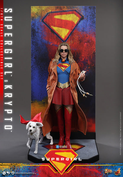 Preventa Figura Supergirl & Krypto - Supergirl marca Hot Toys MMS869 escala 1/6