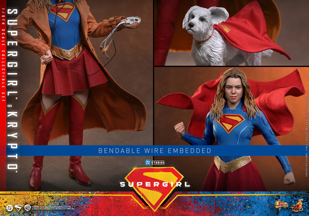 Preventa Figura Supergirl & Krypto - Supergirl marca Hot Toys MMS869 escala 1/6