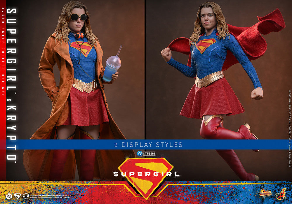 Preventa Figura Supergirl & Krypto - Supergirl marca Hot Toys MMS869 escala 1/6