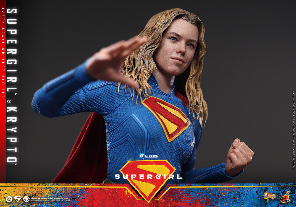 Preventa Figura Supergirl & Krypto - Supergirl marca Hot Toys MMS869 escala 1/6