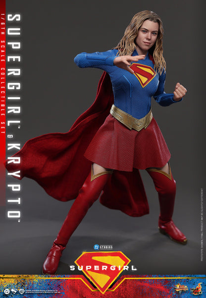 Preventa Figura Supergirl & Krypto - Supergirl marca Hot Toys MMS869 escala 1/6