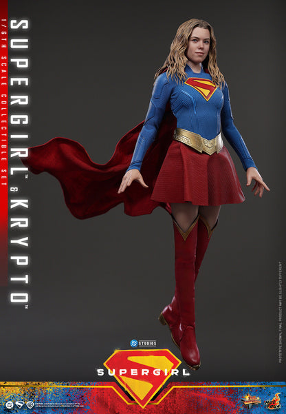 Preventa Figura Supergirl & Krypto - Supergirl marca Hot Toys MMS869 escala 1/6