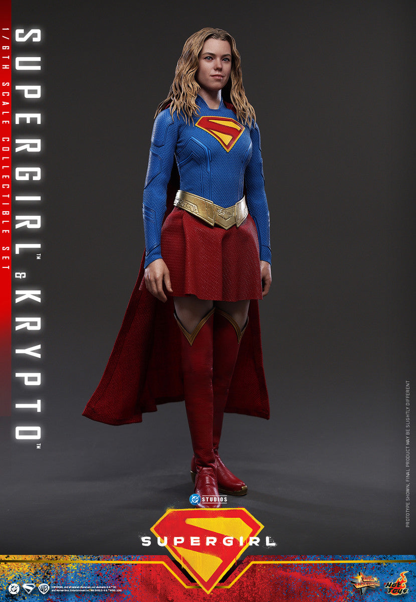 Preventa Figura Supergirl & Krypto - Supergirl marca Hot Toys MMS869 escala 1/6