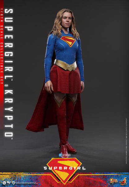 Preventa Figura Supergirl & Krypto - Supergirl marca Hot Toys MMS869 escala 1/6