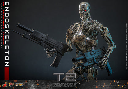 Preventa Figura Endoskeleton (Battle Damaged Version) (DIECAST) - Terminator 2: Judgment Day marca Hot Toys MMS840D77 escala 1/6