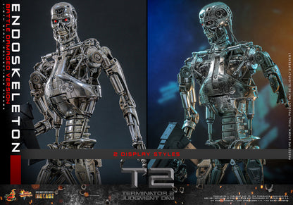 Preventa Figura Endoskeleton (Battle Damaged Version) (DIECAST) - Terminator 2: Judgment Day marca Hot Toys MMS840D77 escala 1/6