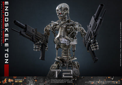 Preventa Figura Endoskeleton (Battle Damaged Version) (DIECAST) - Terminator 2: Judgment Day marca Hot Toys MMS840D77 escala 1/6