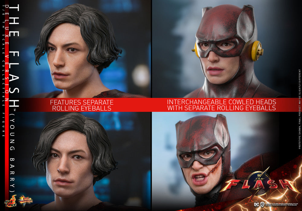 Preventa Figura The Flash (Young Barry) (Deluxe version) - The Flash marca Hot Toys MMS724 escala 1/6