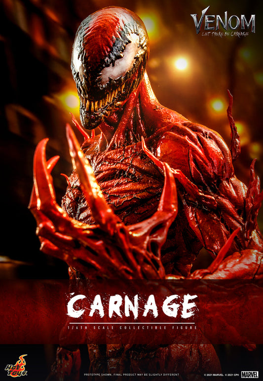 Pedido Figura Carnage - Venom: Let There Be Carnage marca Hot Toys MMS619 escala 1/6