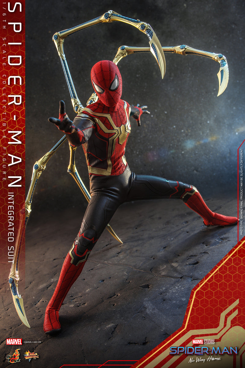 Pedido Figura Spider-Man (Integrated Suit) - Spider-Man: No Way Home marca Hot Toys MMS623 escala 1/6
