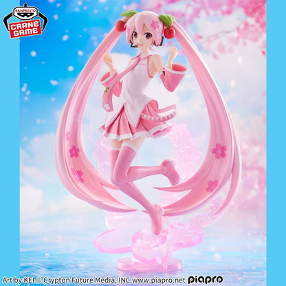 EN STOCK Estatua Sakura Miku - Banpresto Evolve marca Bandai Namco (23 cm)