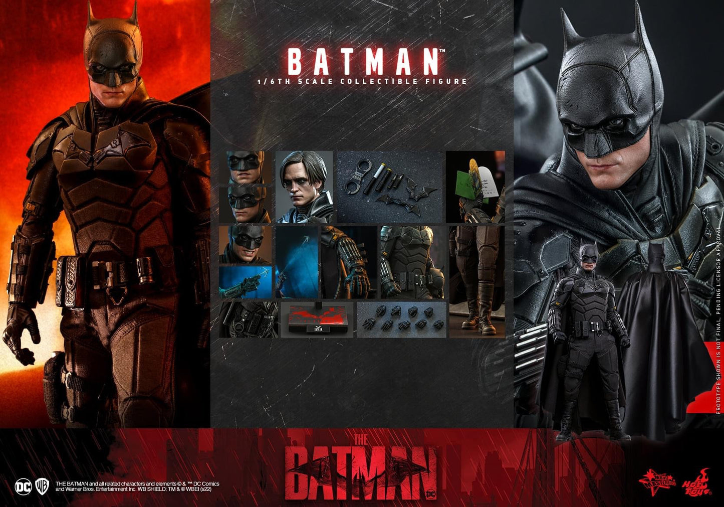 Pedido Figura Batman - The Batman marca Hot Toys MMS638 escala 1/6