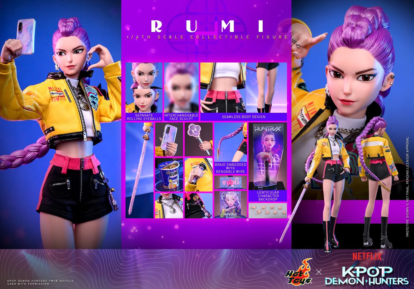 Preventa Figura Rumi - KPop Demon Hunters marca Hot Toys TMS176 escala 1/6