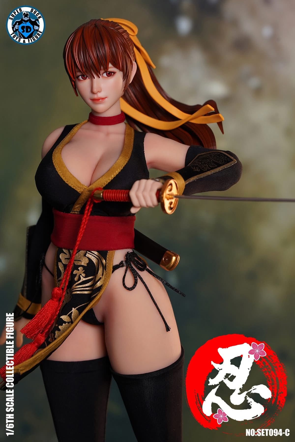 Preventa Figura Sexy Ninja (Black Outtfit) marca SuperDuck SET094C escala 1/6