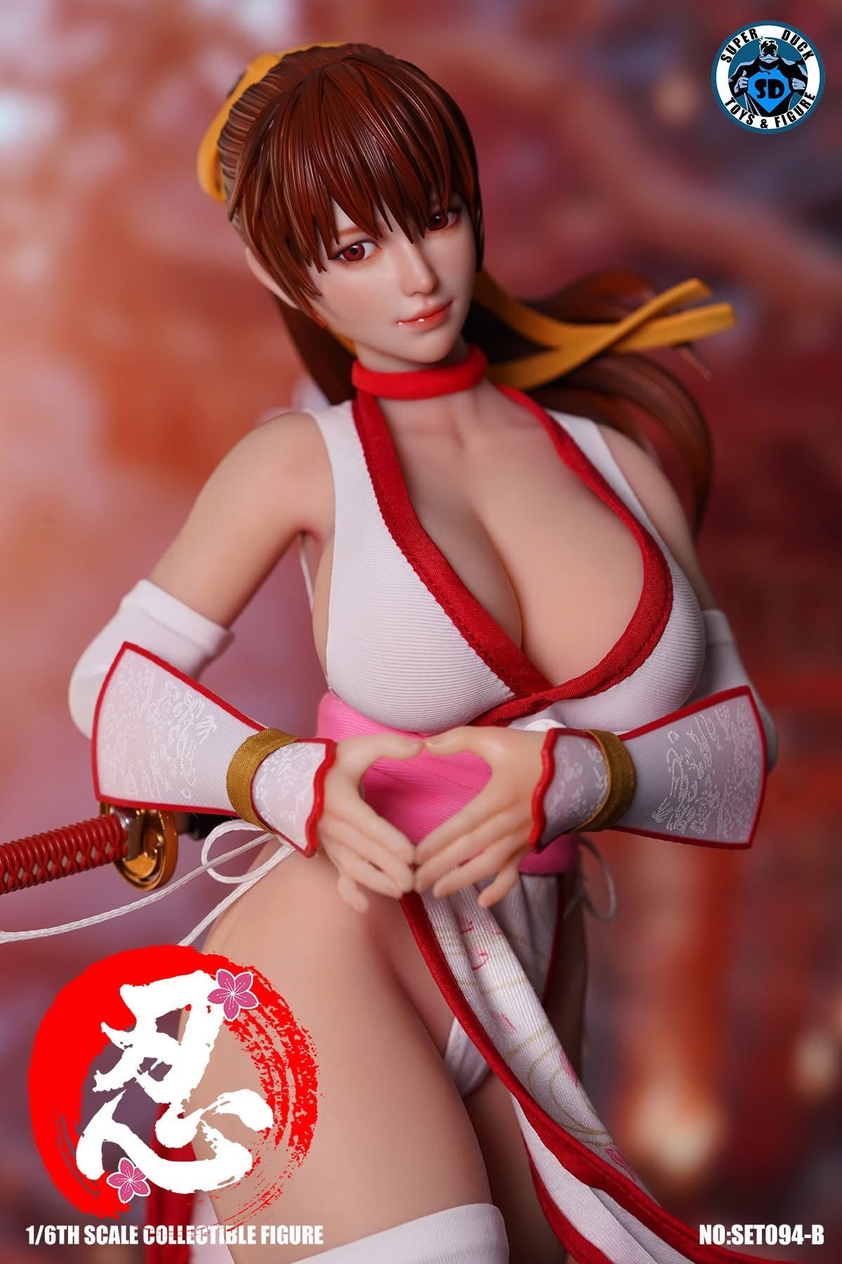 Preventa Figura Sexy Ninja (White Outtfit) marca SuperDuck SET094B escala 1/6
