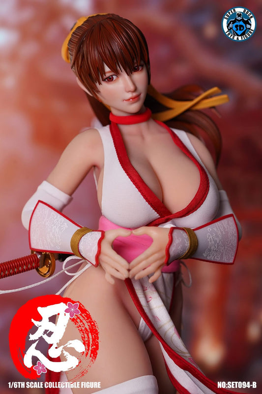 Preventa Figura Sexy Ninja (White Outtfit) marca SuperDuck SET094B escala 1/6