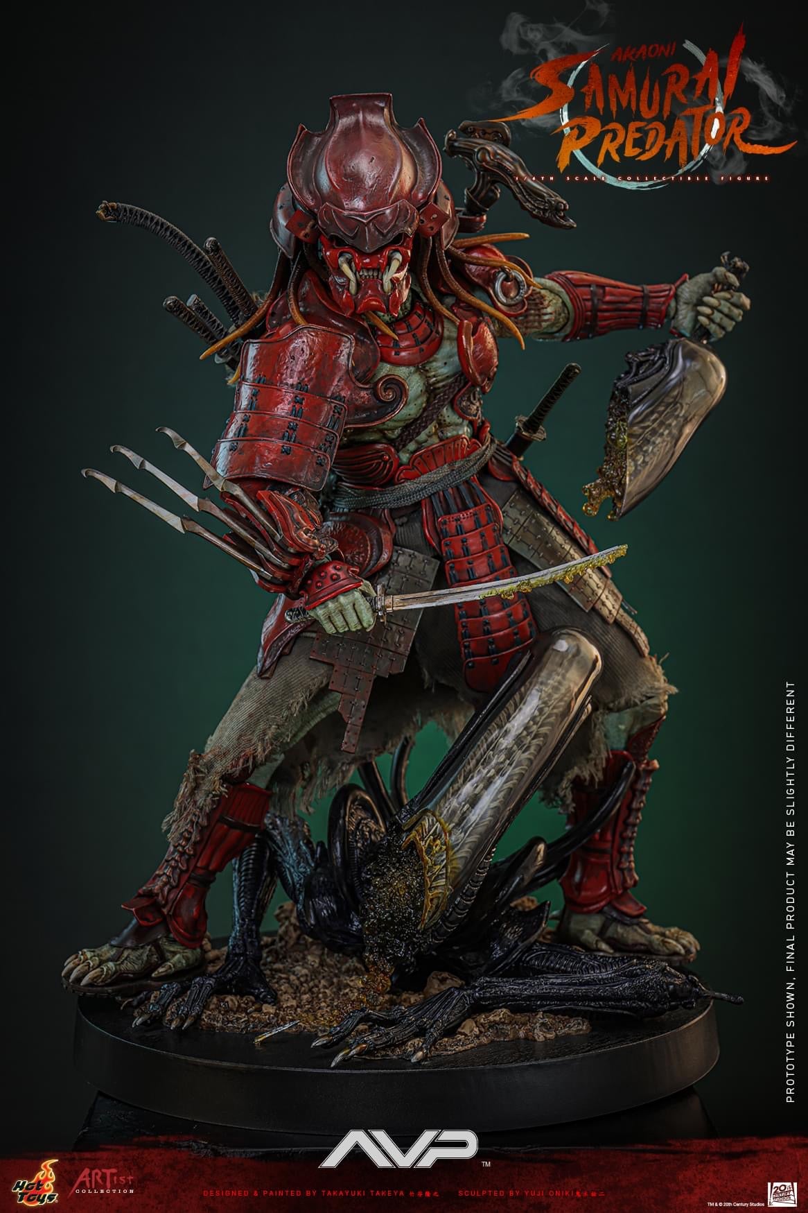 Preventa Figura Akaoni Samurai Predator - Alien vs. Predator marca Hot Toys AC06 escala 1/6