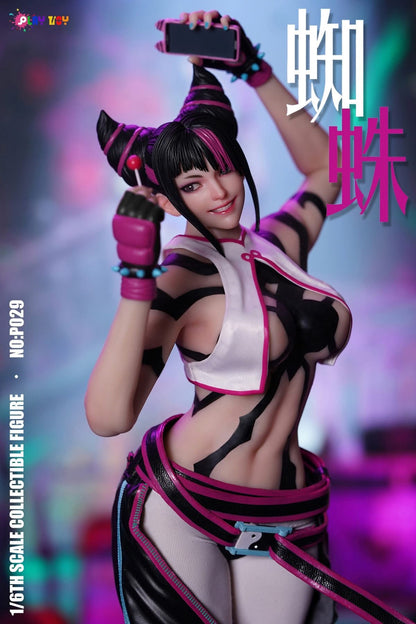 Preventa Figura Spidy Agent Girl Cosplay marca Play Toy P029 escala 1/6