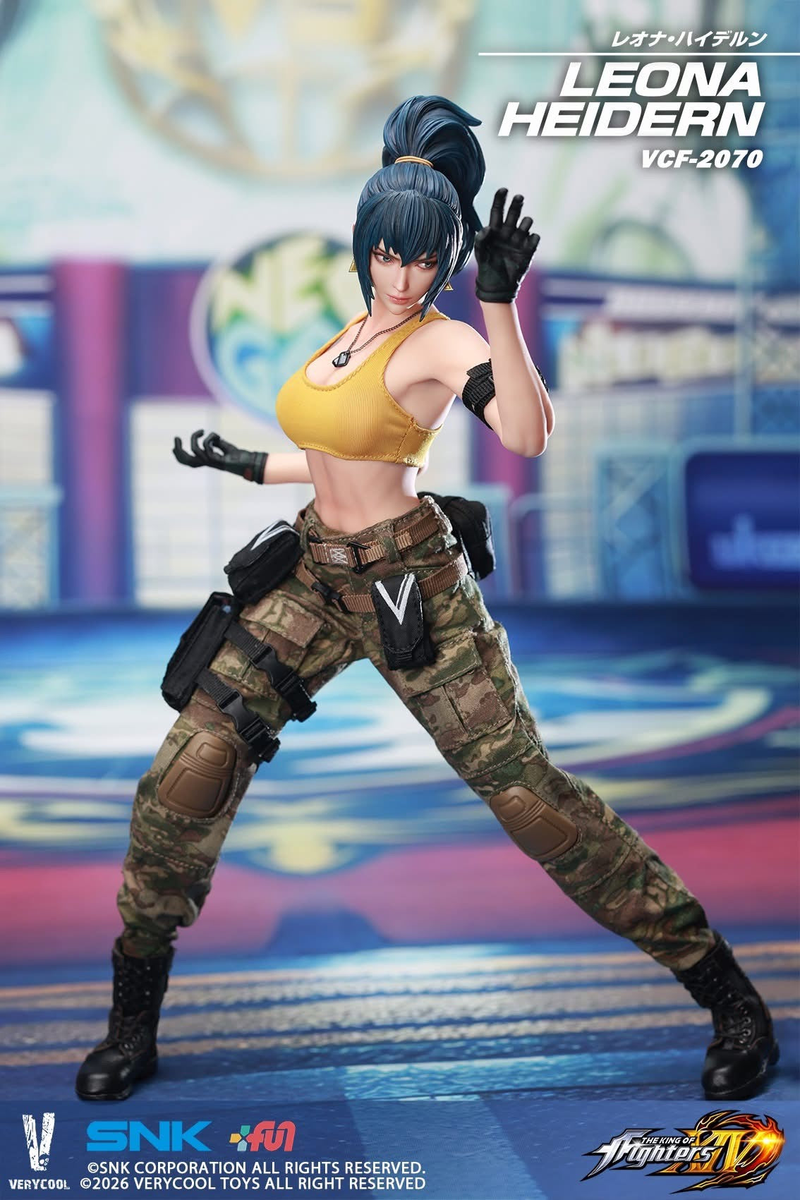 Preventa Figura Leona Heidern - KOF' XIV marca Verycool VCF-2070 escala 1/6