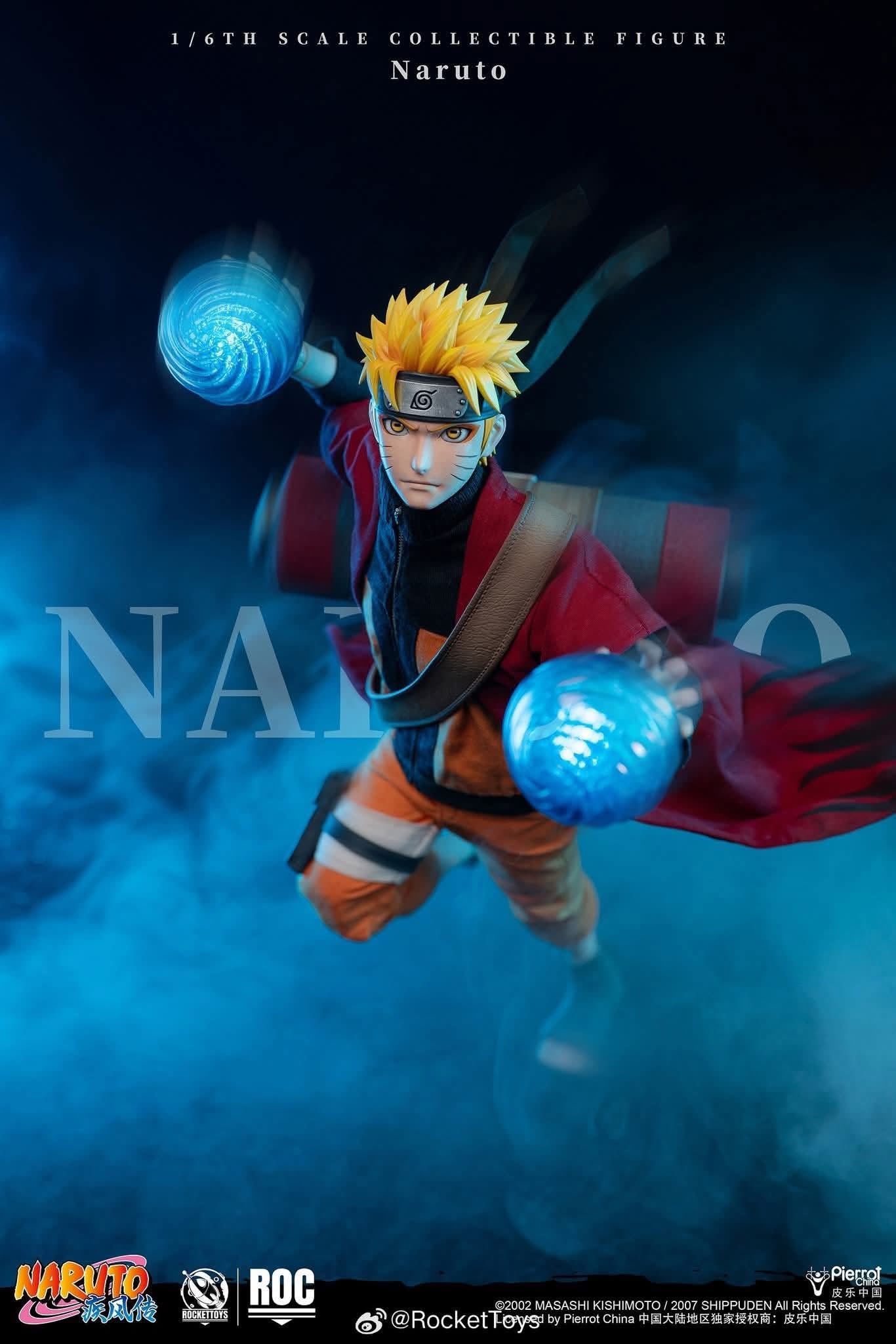 Preventa Figura Naruto Uzumaki (Sage Mode Version) - Naruto Shippuden marca Rocket Toys ROC-011 escala 1/6