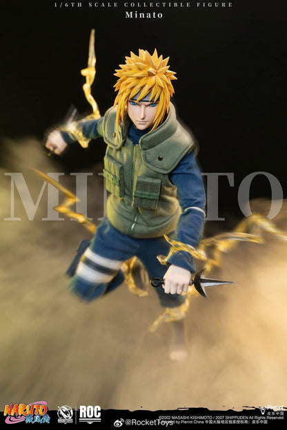 Preventa Figura Minato Namikaze (Yellow Flash Version) - Naruto Shippuden marca Rocket Toys ROC-016 escala 1/6