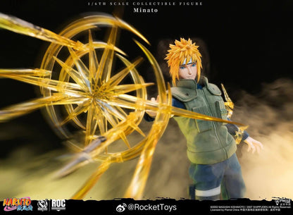 Preventa Figura Minato Namikaze (Yellow Flash Version) - Naruto Shippuden marca Rocket Toys ROC-016 escala 1/6