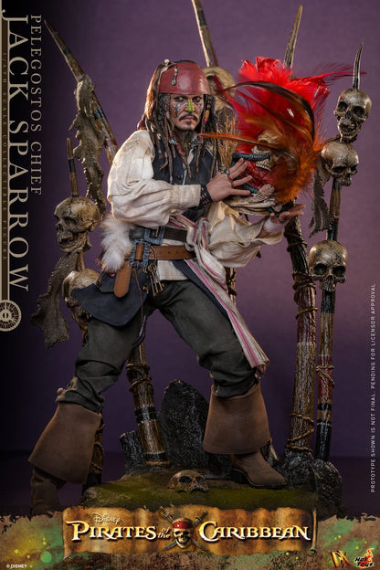 Preventa Figura Pelegostos Chief Jack Sparrow - Pirates of the Caribbean: Dead Man's Chest marca Hot Toys DX48 escala 1/6