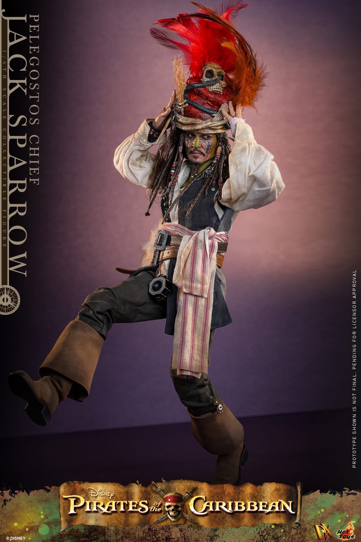Preventa Figura Pelegostos Chief Jack Sparrow - Pirates of the Caribbean: Dead Man's Chest marca Hot Toys DX48 escala 1/6
