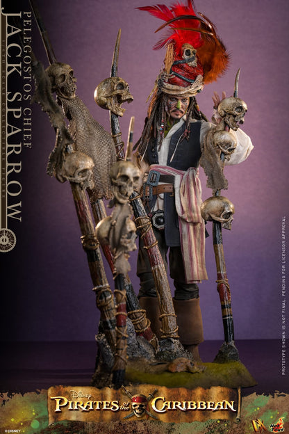 Preventa Figura Pelegostos Chief Jack Sparrow - Pirates of the Caribbean: Dead Man's Chest marca Hot Toys DX48 escala 1/6