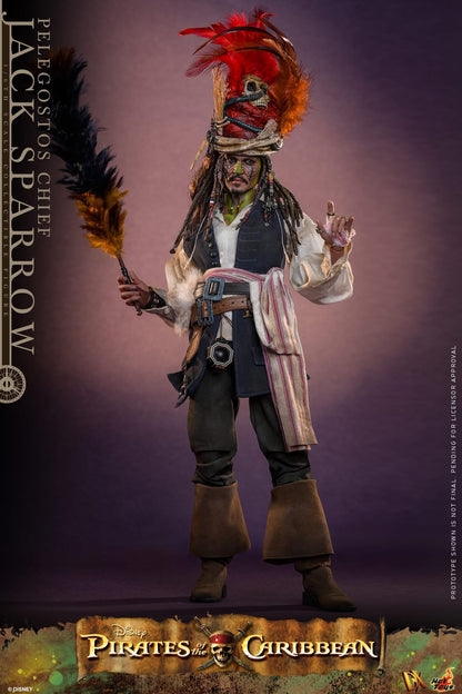 Preventa Figura Pelegostos Chief Jack Sparrow - Pirates of the Caribbean: Dead Man's Chest marca Hot Toys DX48 escala 1/6